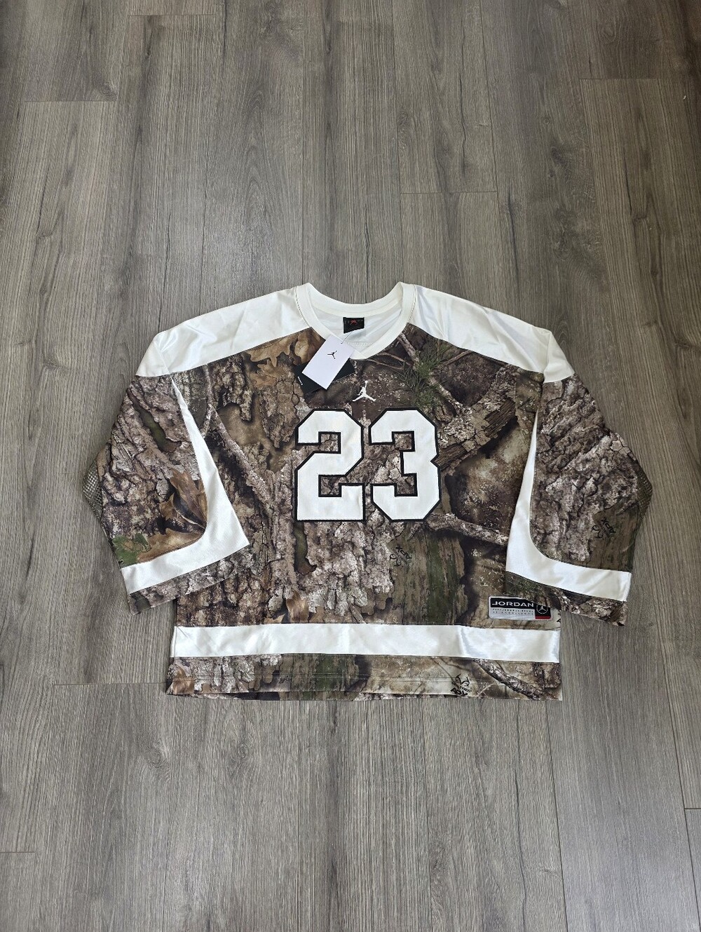 Air Jordan Brooklyn Realtree Camo Hockey Jersey Mens Large